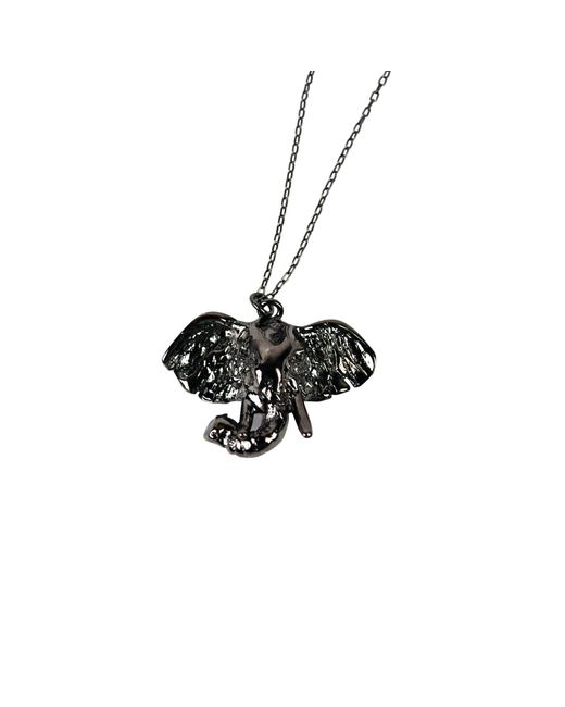 Lovard Black Elephant Necklace