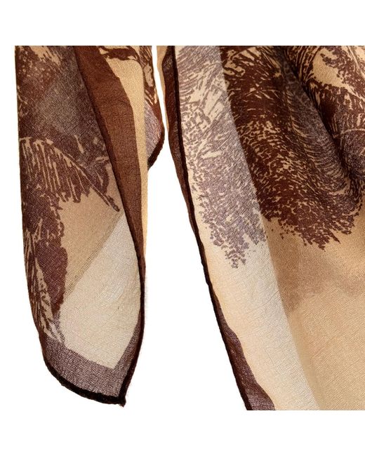 Vanilla&Chocolate Brown Coffee Eclair Scarf
