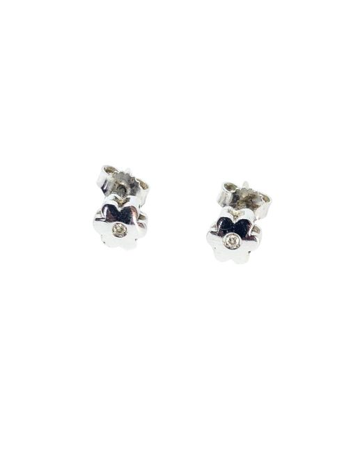 Tg-Jewellery by Tamara Gervasio Metallic Flower Diamond Stud Earrings