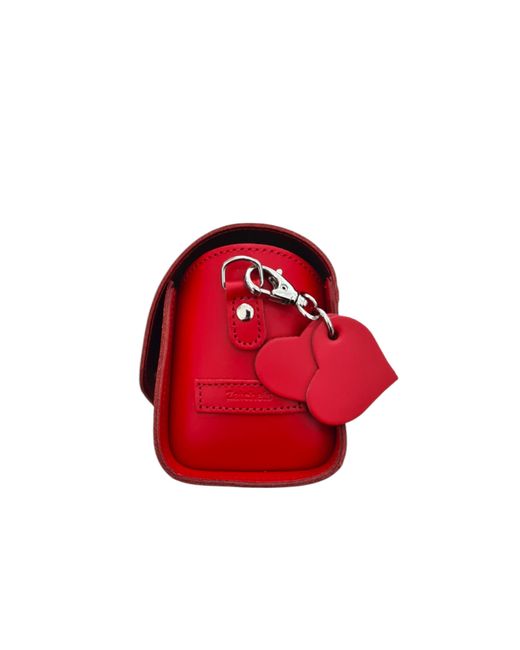 Zatchels Red Bauble Handmade Leather Handbag