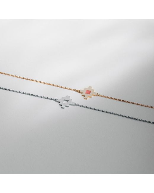Sheida Farrokhi White Minimal Flower Bracelet
