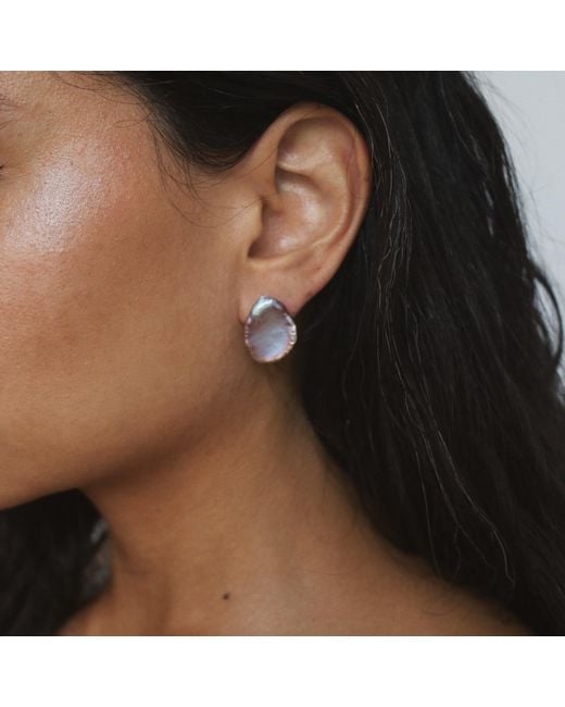 Marquise Swim Blue Earrings Stud