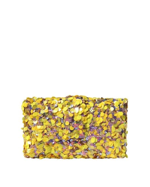 Simitri Yellow Lemon Kitsch Clutch