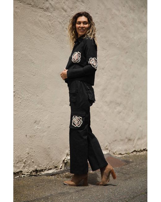 Transcend Black Riley Cargo Pants