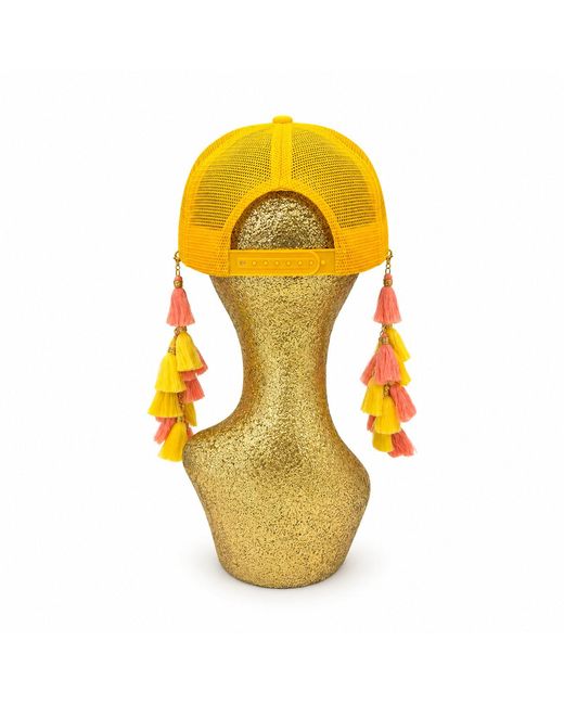 Julia Clancey Yellow Lush Chacha Trucker Cap