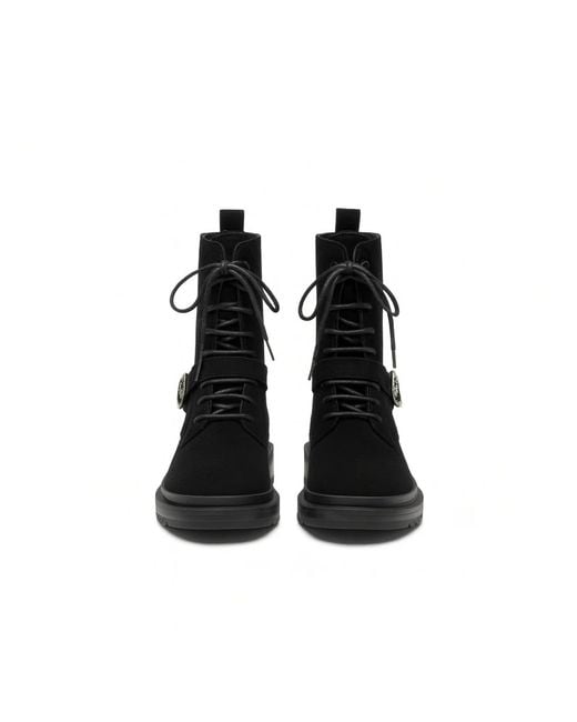 By Virgo Black Mireya Handcrafted Leather Boot