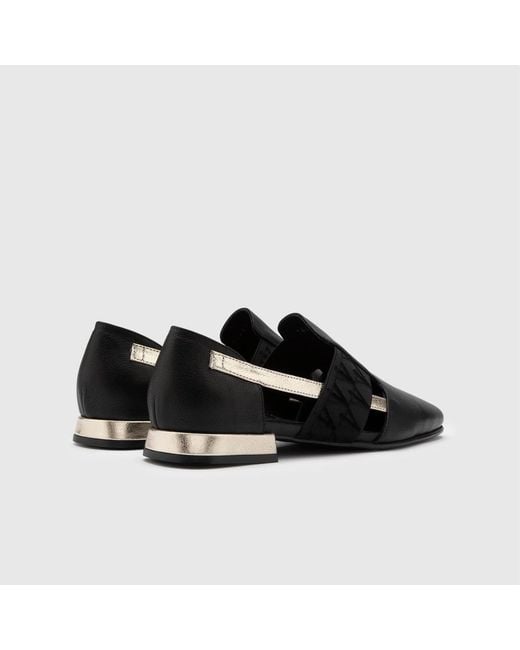 Ilvi Black Hina Floater Leather Loafer