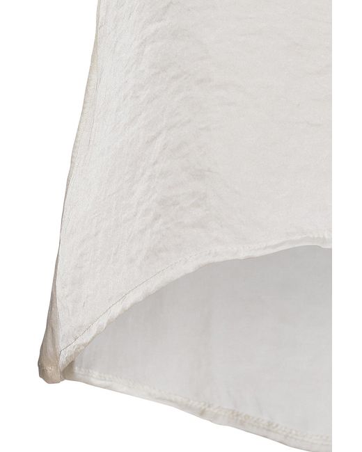 Conquista White Neutrals Ecru Cap Sleeve Top