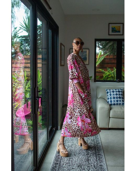Jennafer Grace Pink Gracie Caftan