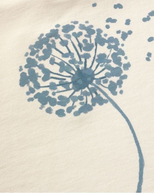 Thinking Mu White Ecru Dandelion Jodie Sweatshirt