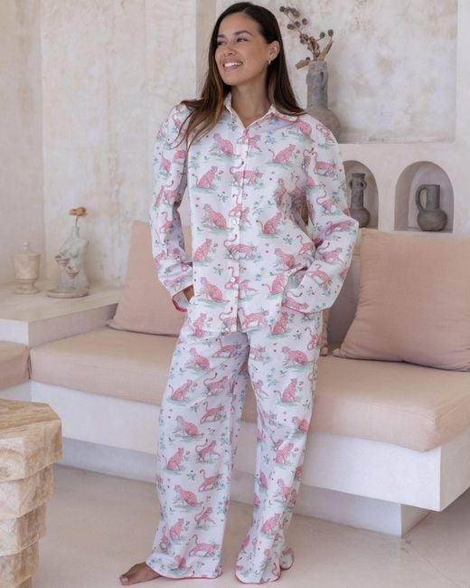 Love Letters X Pink Layla Long Pj Set