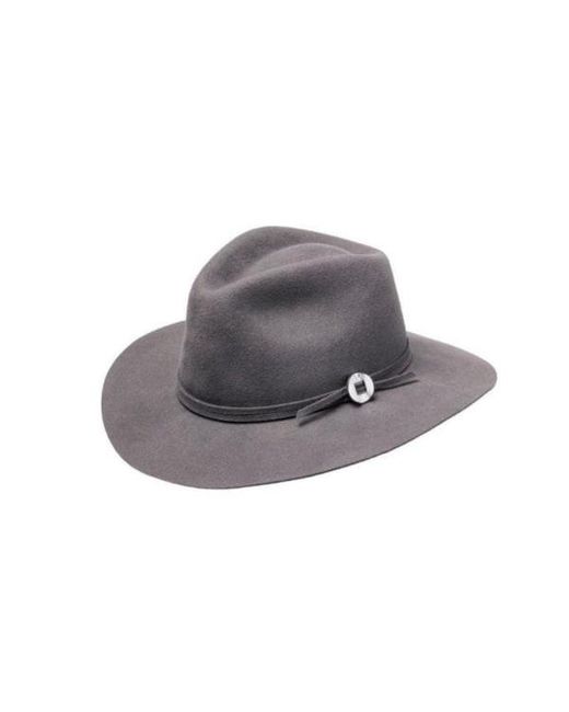 Jamie Slye Hats + Accessories Black Phoebe Wide Brim Wool Hat