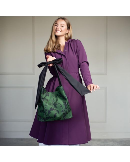 RainSisters Green Secret Forest Bow Tote Bag