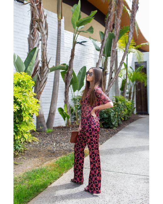 Jennafer Grace Red Mareesa Trousers