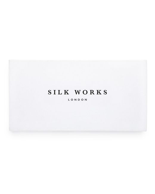 Silk Works Black Leopard Mulberry Silk Eye Mask