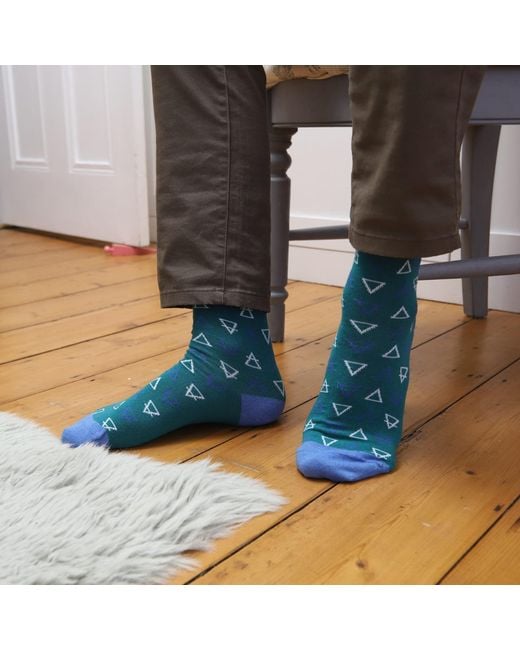 Peper Harow - Made in England Blue Socks Bundle – Vibrant for men