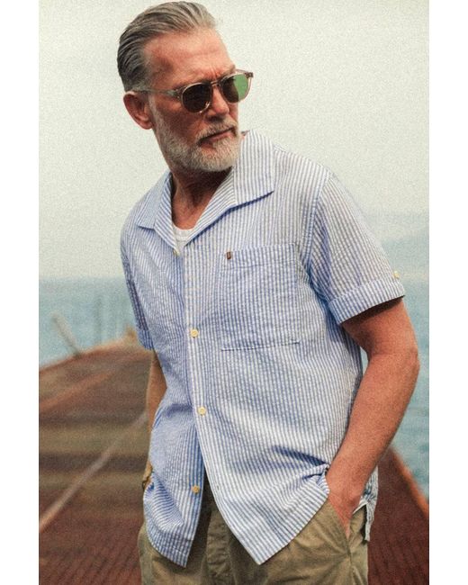 &SONS Trading Co Blue Loreto Shirt for men