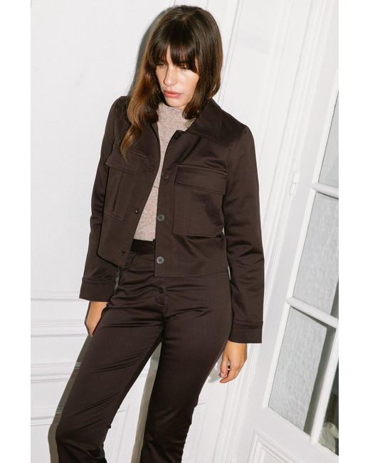 AVANI Apparel Brown Dahlia Jacket
