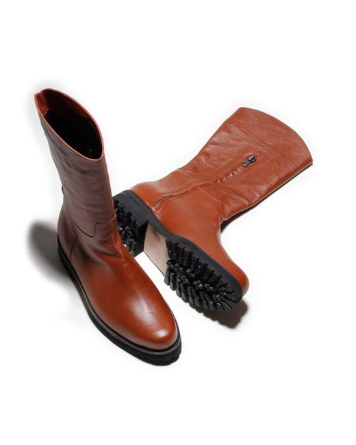 Mafalda Brown Gilda Havana Boots