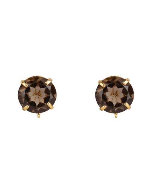 Bounkit Green Christa Earrings Clip On