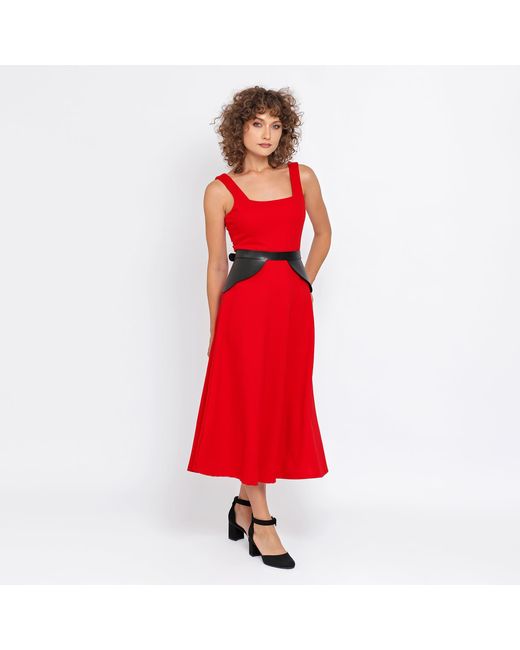 Haute Cuir Black Ivy Peplum Leather Belt