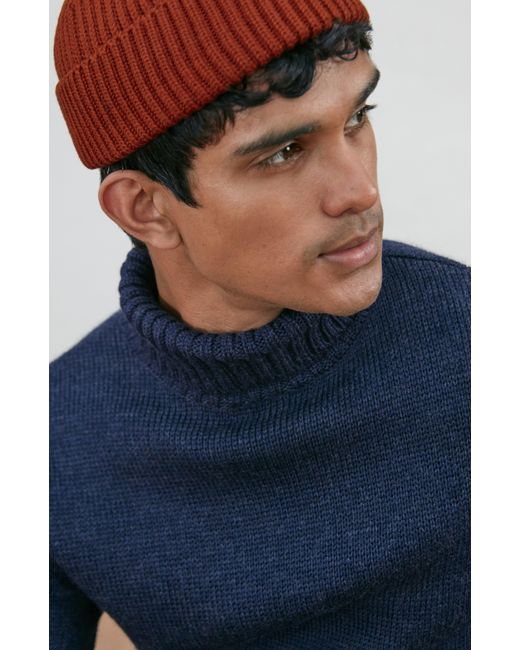 Paul James Knitwear Blue The Fitted Submariner for men