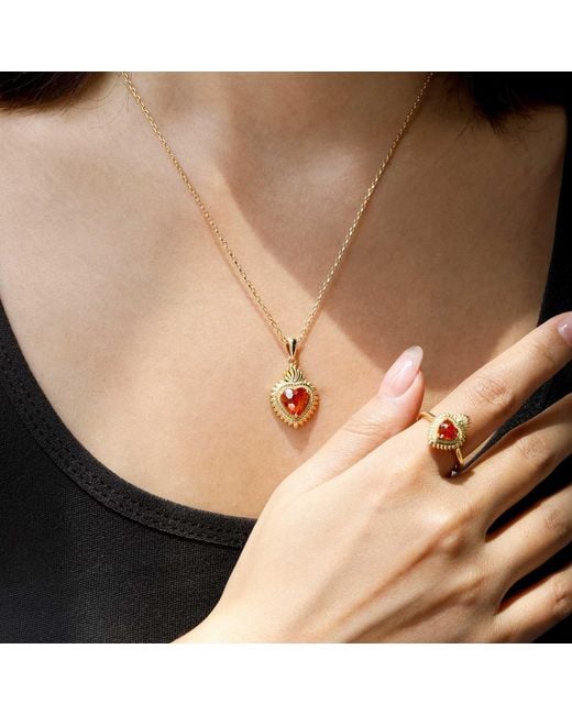 Vanimy White Nova Heart Necklace