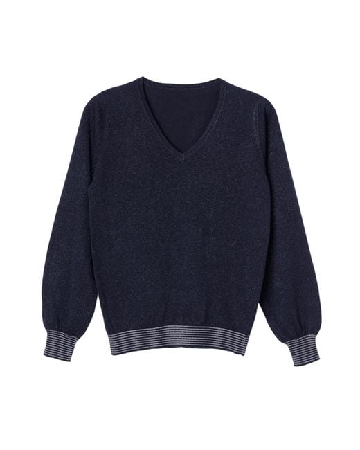 Cove Blue V Neck & Top