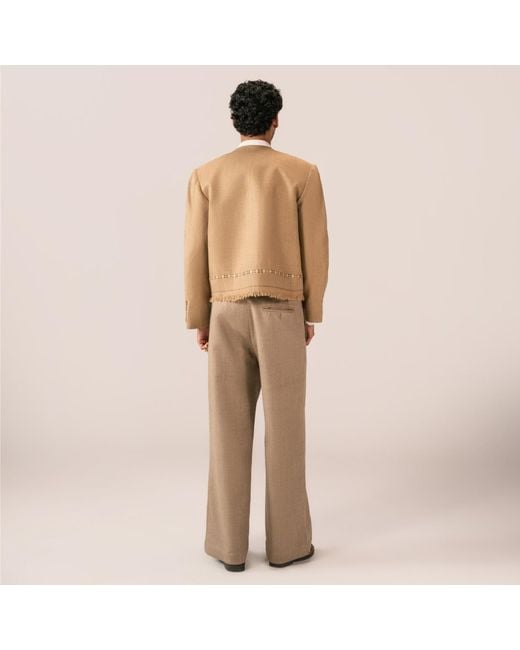 Collected Xx Natural Neutrals Pashmina Pleated Trouser for men
