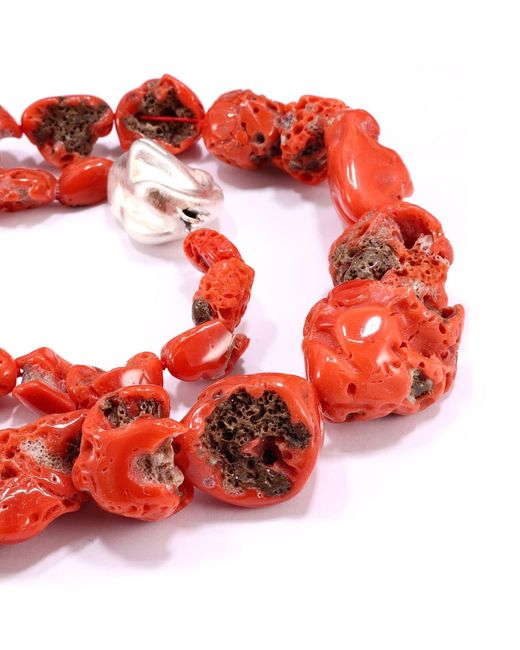 Mineralgems•Studio Red Sardinian Coral Necklace