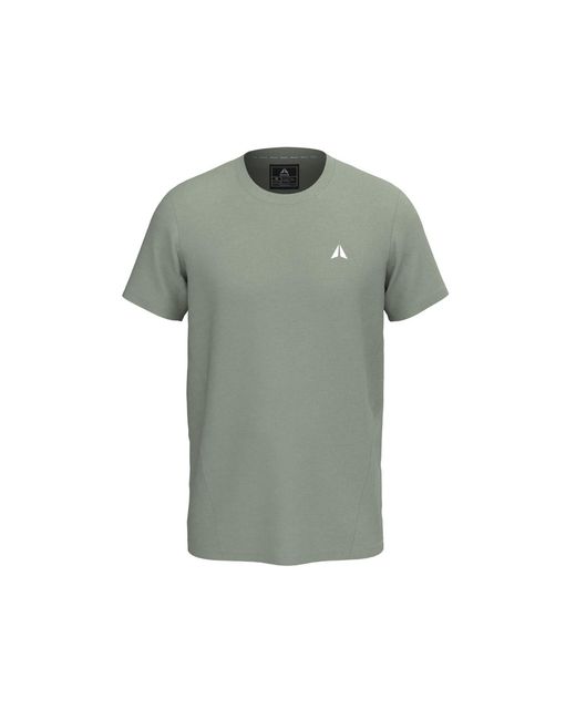 Aora Athletics Green Basic Training Performance T-Shirt With Breathable Soft Lightweight Fabric For Gym, Running, And Everyday Wear for men