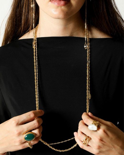 Alexie of Athens Metallic Odette Chain Duo
