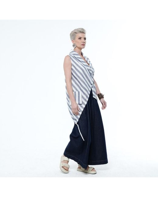Metamorph Blue Sleeveless Top