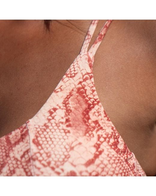 Befitnesslou Pink Bra Coral Snake Print
