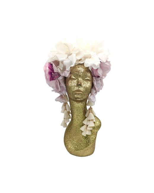 Julia Clancey Pink Neutrals Flora Chacha Bloom Hair Crown