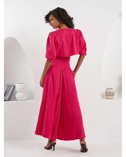 Lumina Eligma Pink The Palazzo Jacket