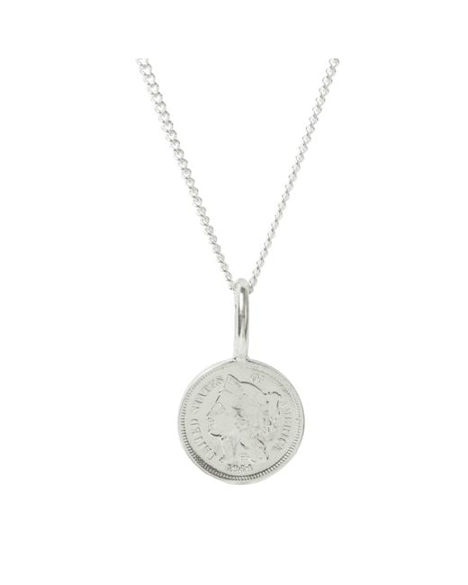 Katie Mullally Metallic American Coin & Chain for men