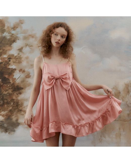 Lisa The Label Pink Angel Baby Bow Dress