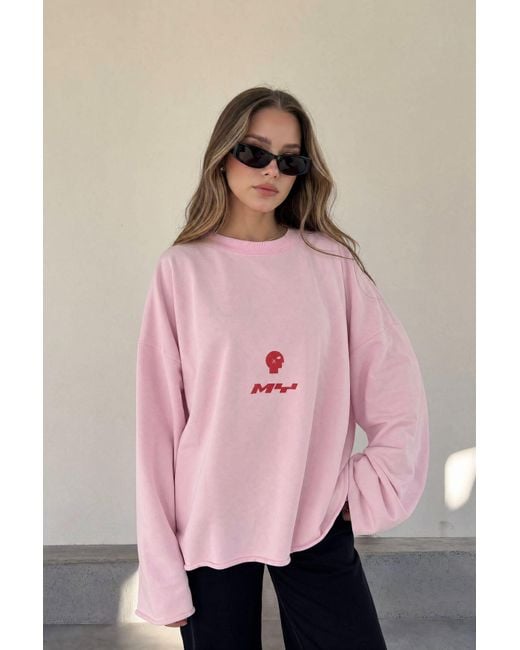 mysimplicated Pink Mystudios Oversized Tee