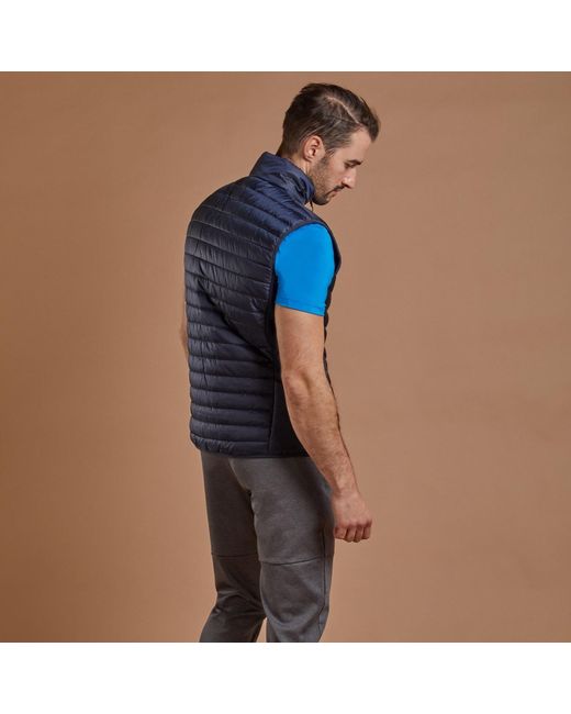 NUMBAT Blue Thermal Gilet for men
