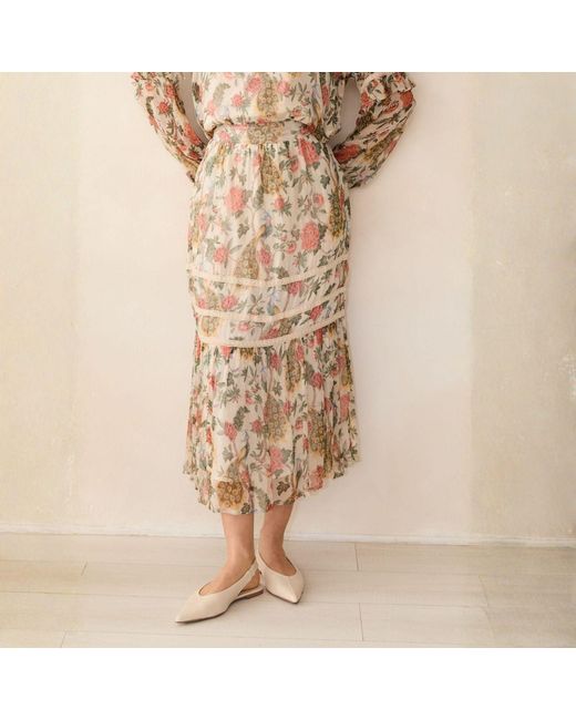 Raishma Natural Neutrals Renee Cream Skirt