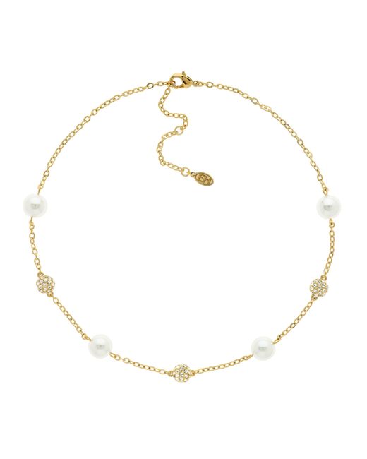 Emma Holland Jewellery Metallic Crystal & Pearl Luxury Necklace