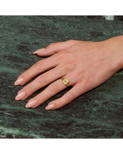 Zoe & Morgan Yellow Yin Yang Ring