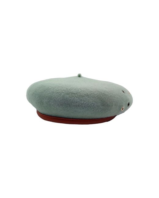 DORIA 1905 Green Soft Wool Felt Basque Cap