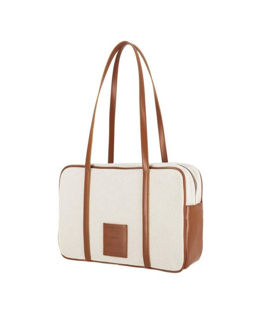 MARHEN.J Pink Voyage Square Canvas Camel