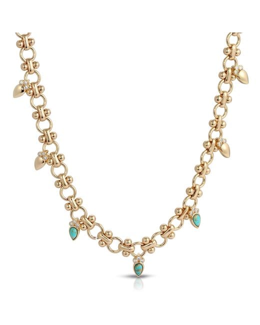 Leeada Jewelry Metallic Athena Necklace