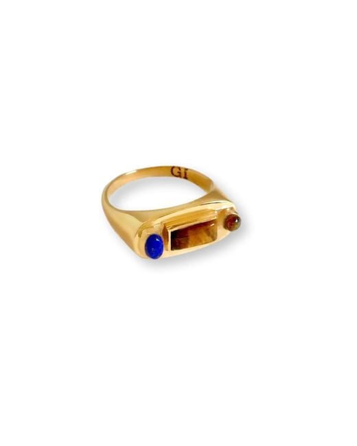 Gem Island Metallic Solis Ring
