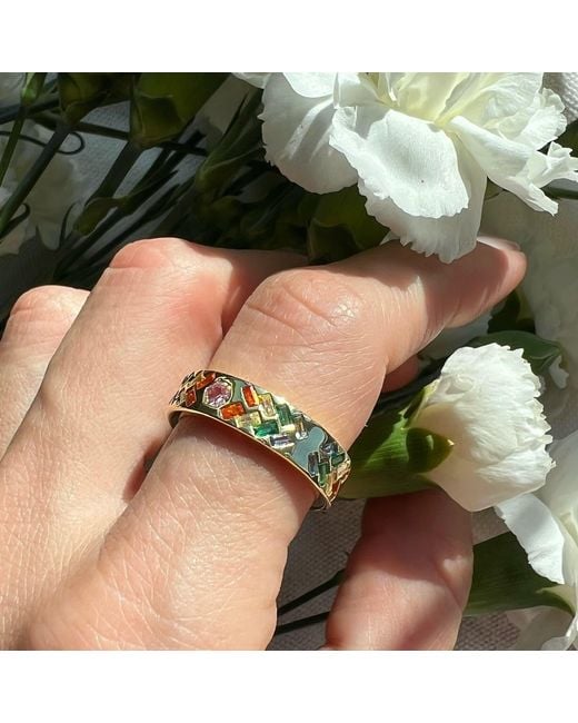 Native Gem Yellow Sunbeam Ring