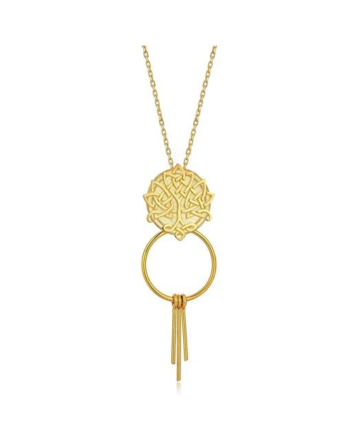 Nowart Jewelry Metallic Viking Tree Of Life Necklace