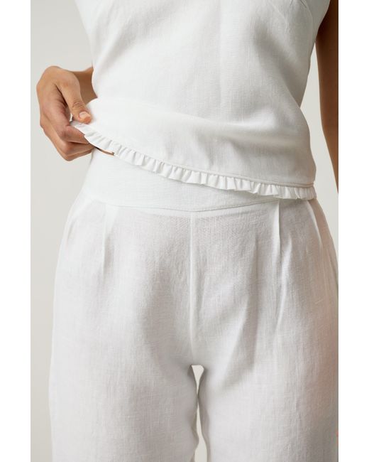 Imaura White Beyond The Wallflower Trousers